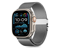Tech-Protect Milano do Apple Watch 44/45/46/49 mm Silver - 1296619 - zdjęcie 1